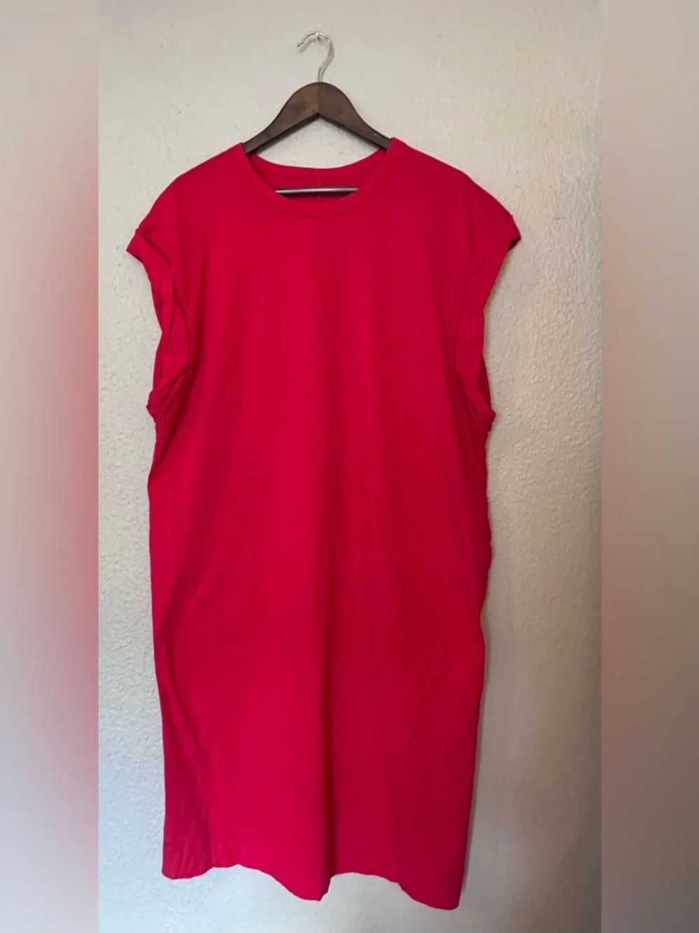 NWOT Free People Free-EST Nadia Mini Dress “Barbados Cherry” Large - Picture 4 of 9